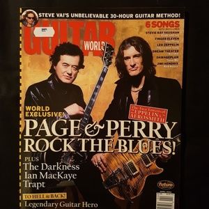 2004 Guitar World magazine - Zeppelin and Aerosmith - with 6 guitar + bass tabs